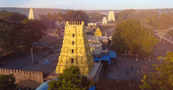 Sri Bhramaramba Mallikarjuna Temple, commonly known as the Srisailam Temple, in Andhra Pradesh, India.