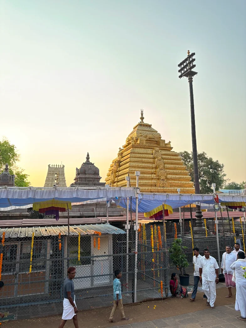 Sri Bhramaramba Mallikarjuna Swamy Temple in Srisailam, Andhra Pradesh, India.